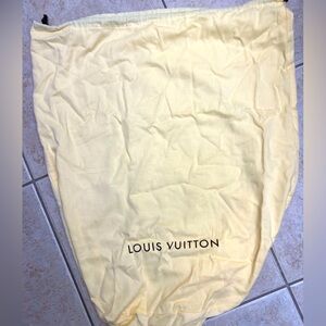 Louis Vuitton Extra Large Drawstring Cotton Dust Bag Neverfull GM, Backpacks